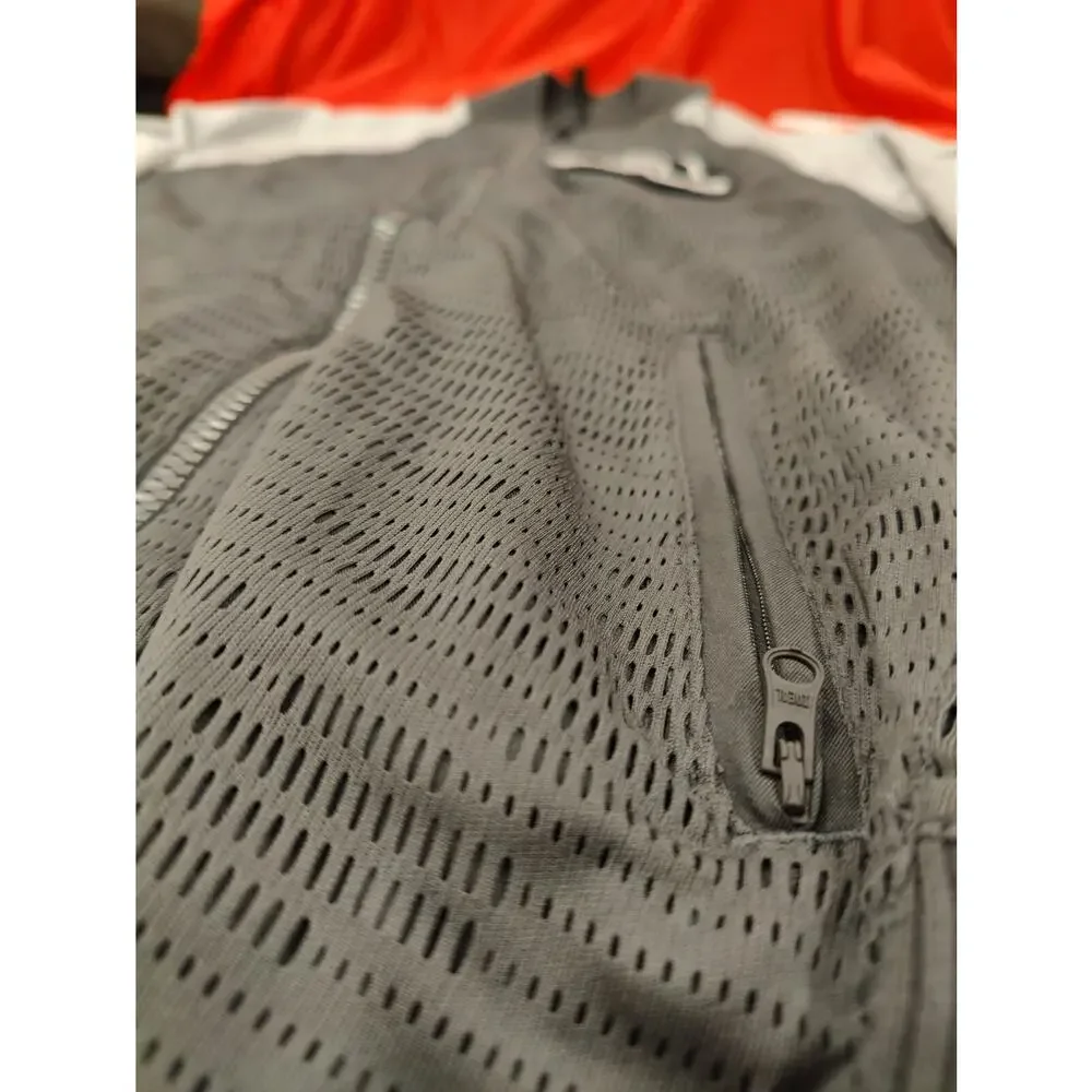 Adidas Track Jacket Mens Medium GREY Removable Patch Athletic Golf full Zip
